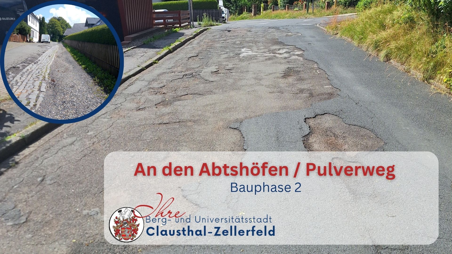 Meldungen 2025 - Straßensanierung der Straße