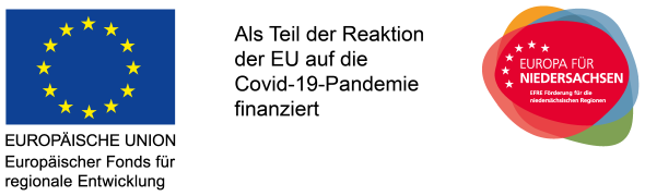 Logo "Europa für Niedersachsen" und "Europäischen Union"