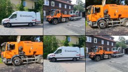 verschiedene Autos des Baubetriebshof