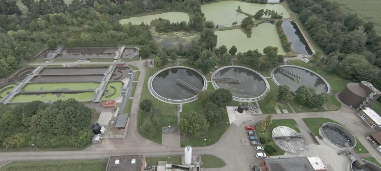 Ansicht Klärwerk Innerstetal von oben