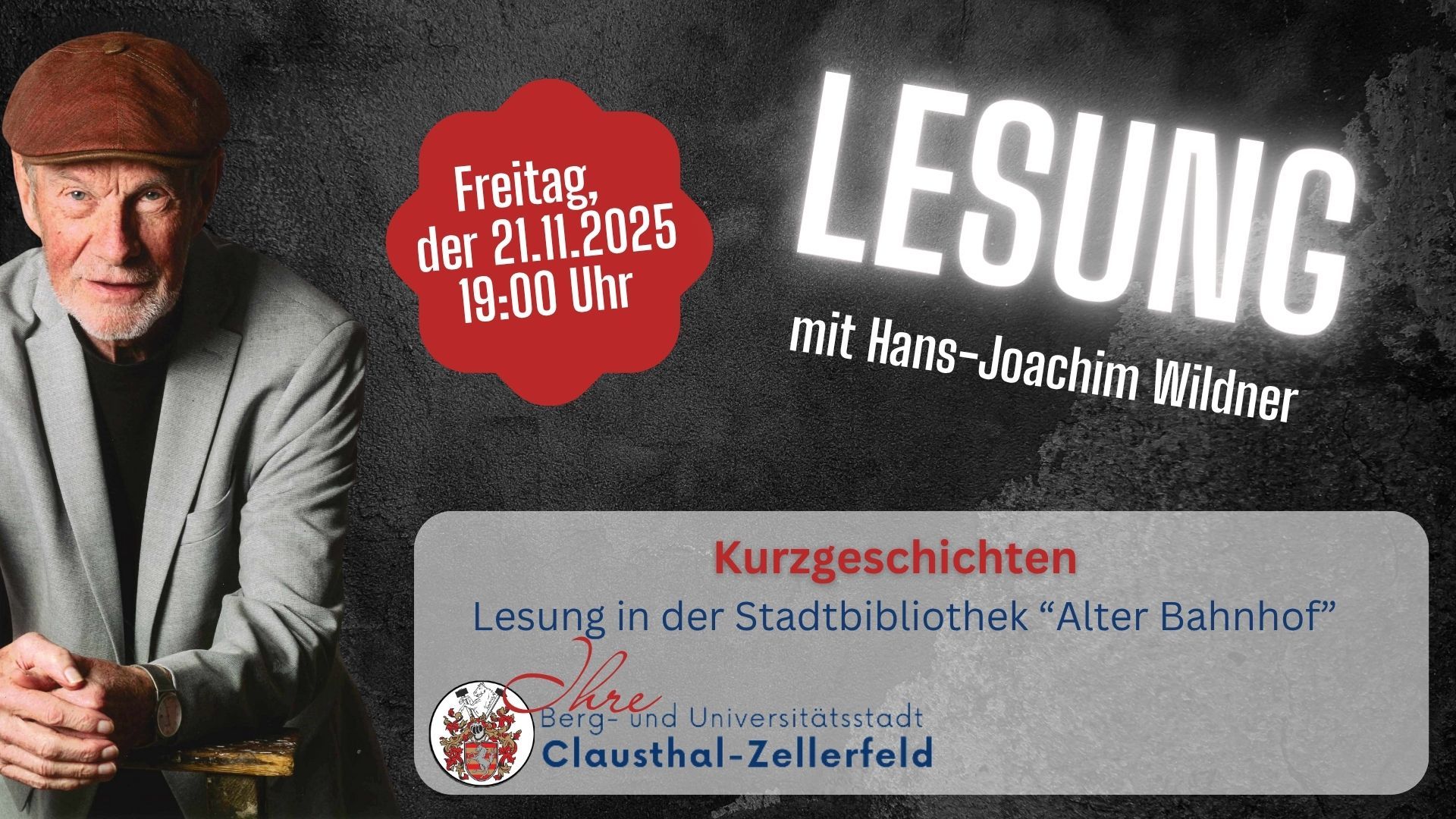 Meldungen 2025 - Lesung Wildner Meldungen 2025 - Lesung Wildner