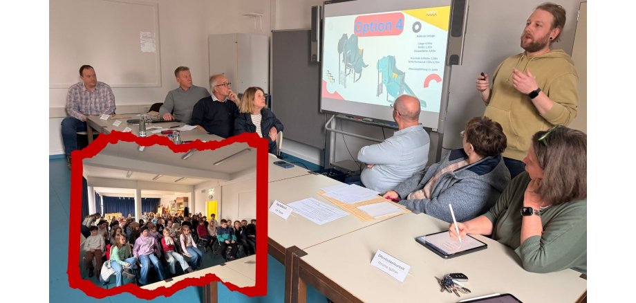 Jugendpfleger Björn Schweda stellt die Klettervarianten vor