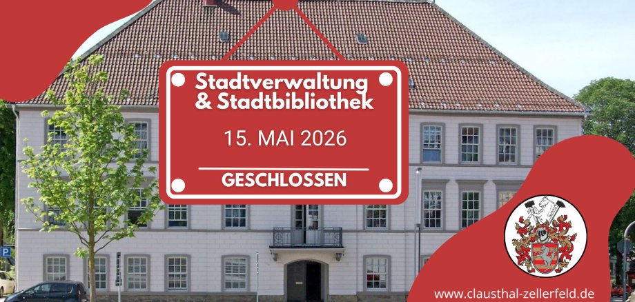 HO Brückentag, Stadtverwaltung geschlossen - 15.05.2026