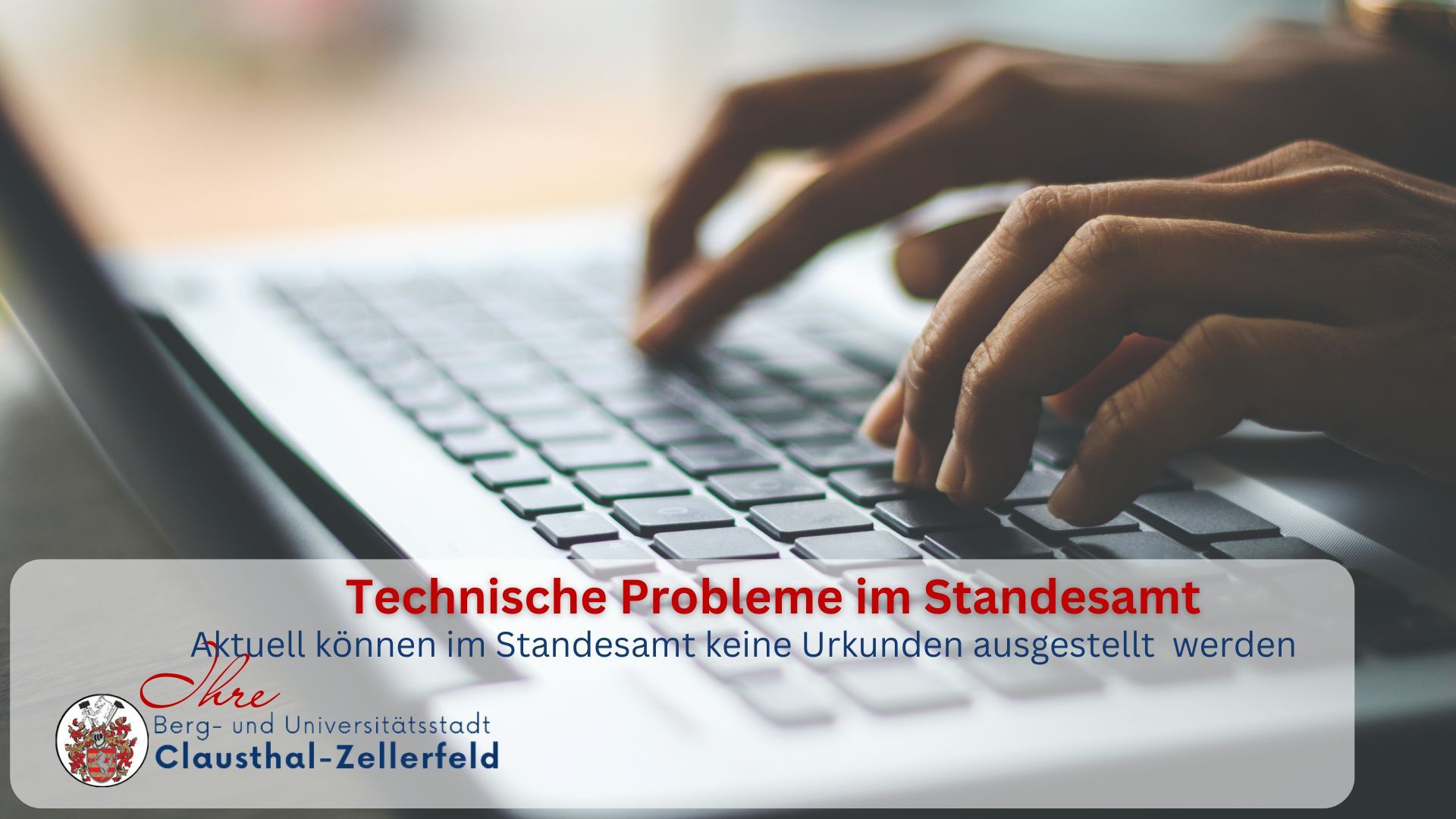 Meldungen 2026 - Technische Probleme