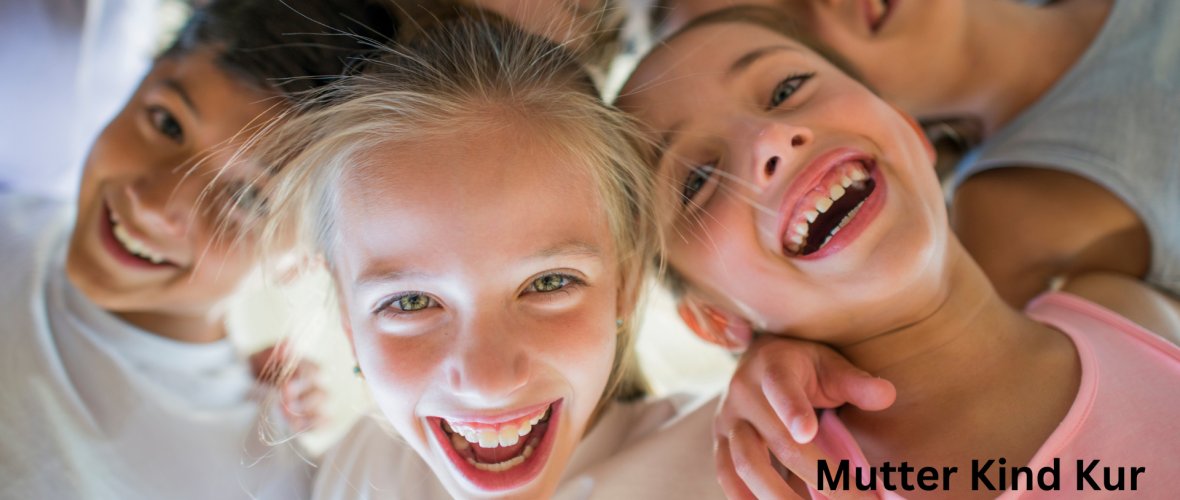 Mutter Kind Kur Lachende Kinder