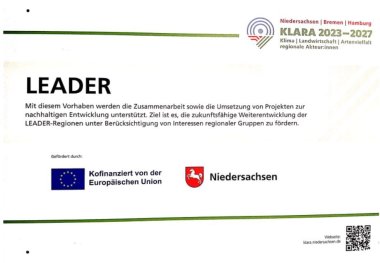 Leader Banner des Förderprojekts Leader